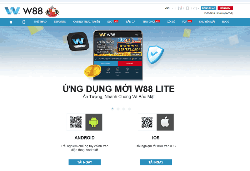 ứng dụng W88